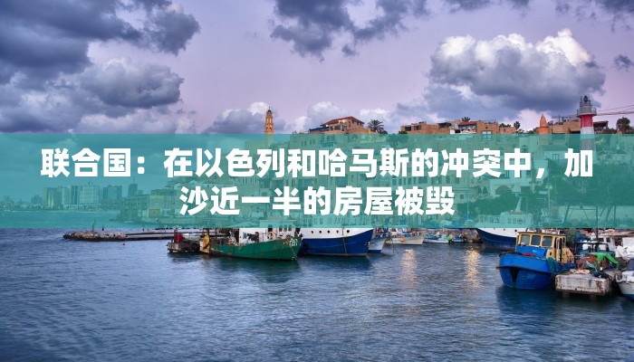 联合国：在以色列和哈马斯的冲突中，加沙近一半的房屋被毁