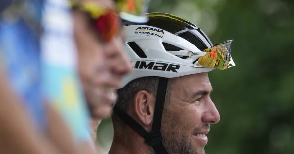 马克·卡文迪什在环法自行车赛上坠毁，失去了环法自行车赛冠军的记录