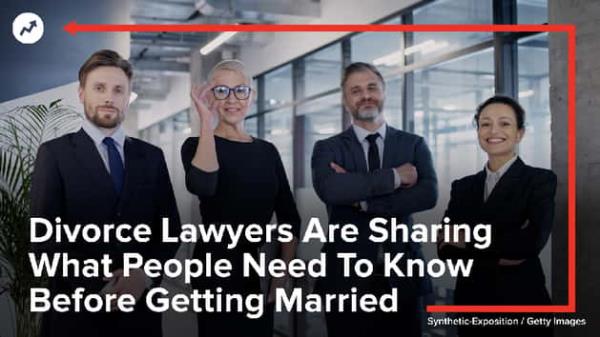 离婚律师在他们的婚姻中(几乎)从不做的一件事