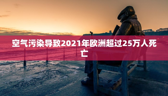 空气污染导致2021年欧洲超过25万人死亡 空气污染导致2021年欧洲超过25万人死亡