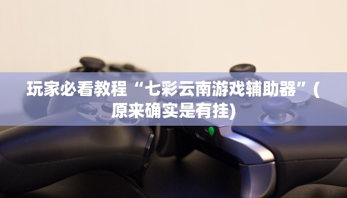 玩家必看教程“七彩云南游戏辅助器”(原来确实是有挂)