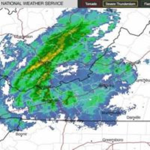 伊恩树叶被雨水浸湿，罗厄诺克地区部分地区停电