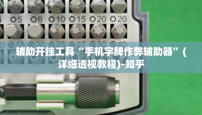 辅助开挂工具“手机字牌作弊辅助器”(详细透视教程)-知乎