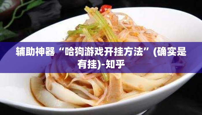 辅助神器“哈狗游戏开挂方法”(确实是有挂)-知乎