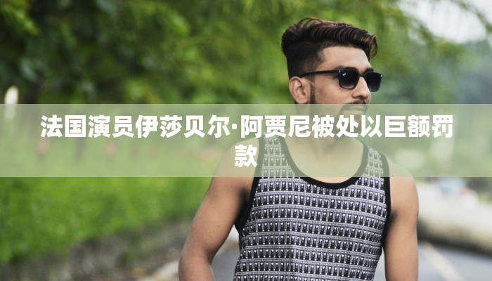 法国演员伊莎贝尔·阿贾尼被处以巨额罚款