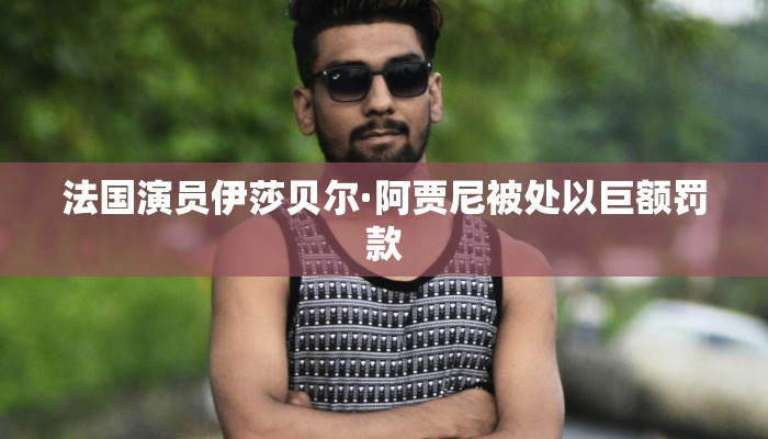 法国演员伊莎贝尔·阿贾尼被处以巨额罚款