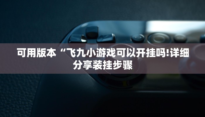 可用版本“飞九小游戏可以开挂吗!详细分享装挂步骤
