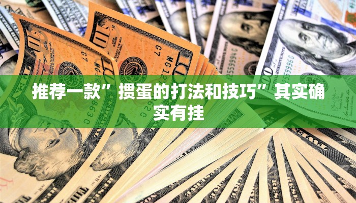 辅助神器“打两圈泰兴麻将有挂吗”(原来确实是有挂)