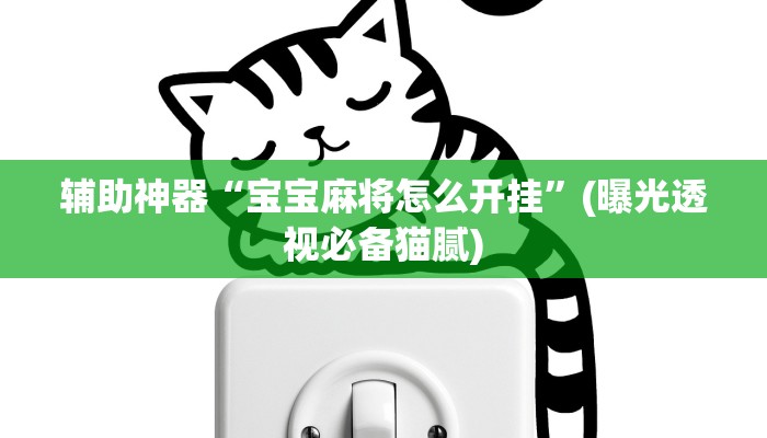 万能开挂辅助“微乐福建麻将有没有挂”分享用挂教程 万能开挂辅助“微乐福建麻将有没有挂”分享用挂教程