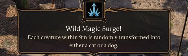 Baldur's Gate 3 Wild Magic Surge