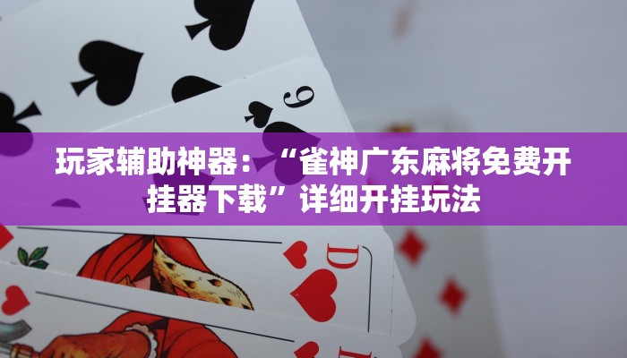 玩家辅助神器：“雀神广东麻将免费开挂器下载”详细开挂玩法