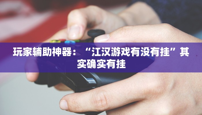 玩家辅助神器：“江汉游戏有没有挂”其实确实有挂