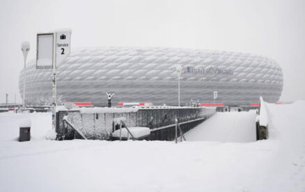 A view of the Munich Allianz stadium. Picture: AP