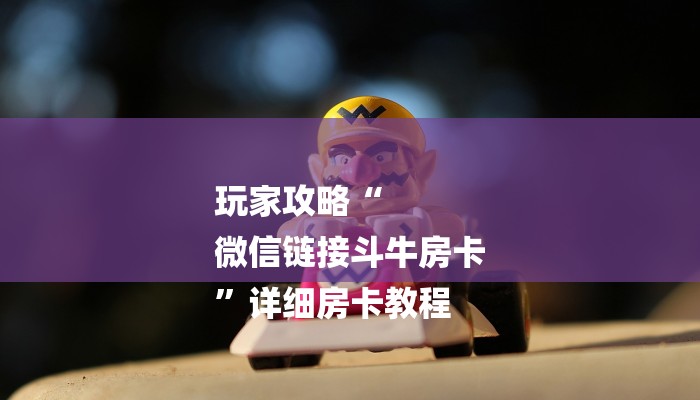 玩家攻略“
微信链接斗牛房卡
”详细房卡教程