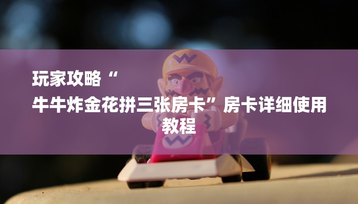 玩家攻略“
牛牛炸金花拼三张房卡”房卡详细使用教程