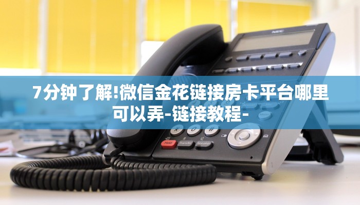 7分钟了解!微信金花链接房卡平台哪里可以弄-链接教程-