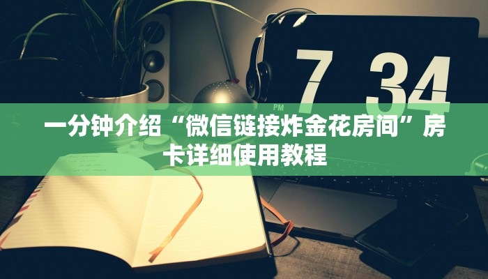 一分钟介绍“微信链接炸金花房间”房卡详细使用教程