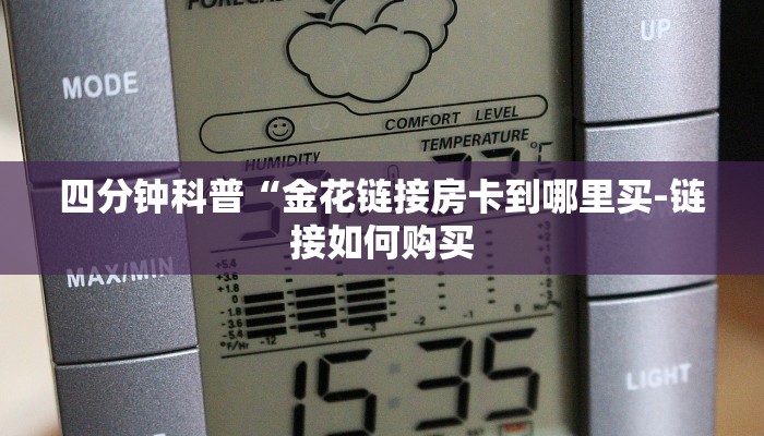四分钟科普“金花链接房卡到哪里买-链接如何购买