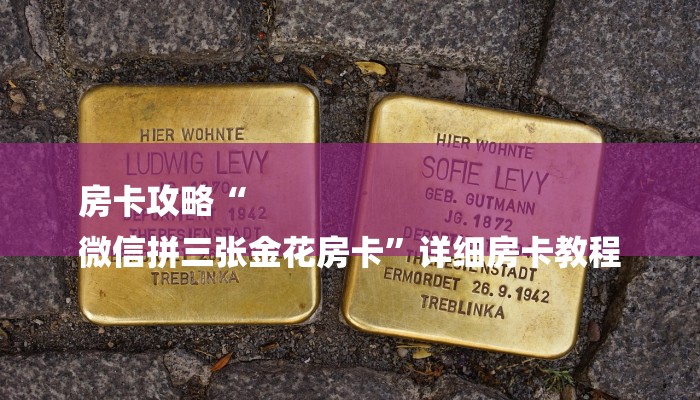 房卡攻略“
微信拼三张金花房卡”详细房卡教程