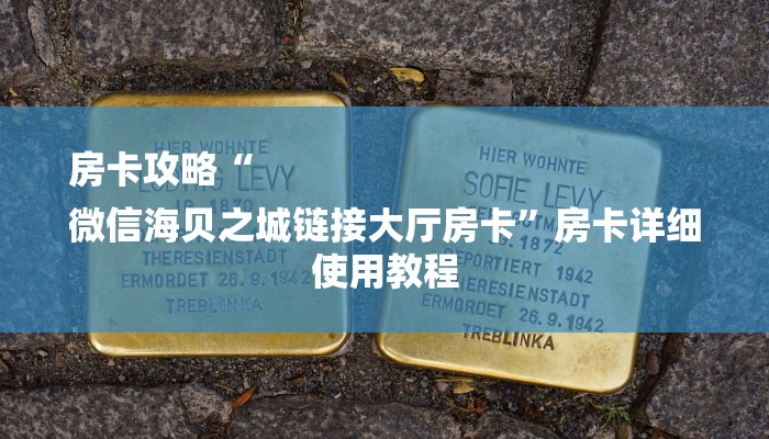 房卡攻略“
微信海贝之城链接大厅房卡”房卡详细使用教程