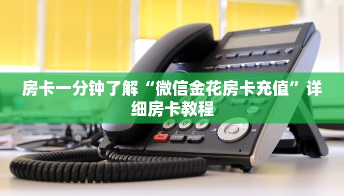 房卡一分钟了解“微信金花房卡充值”详细房卡教程