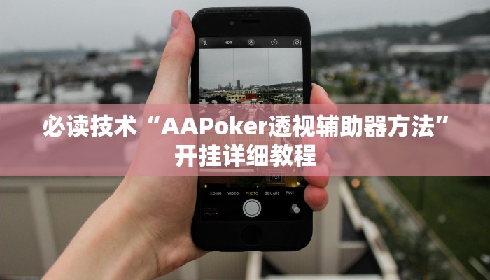必读技术“AAPoker透视辅助器方法”开挂详细教程